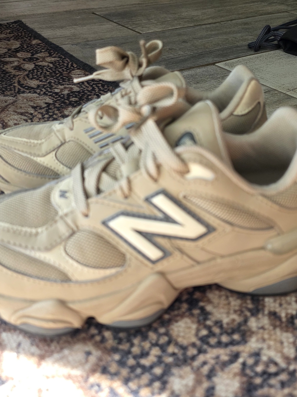 New Balance Kids Beige/Tan Athletic Sneakers
